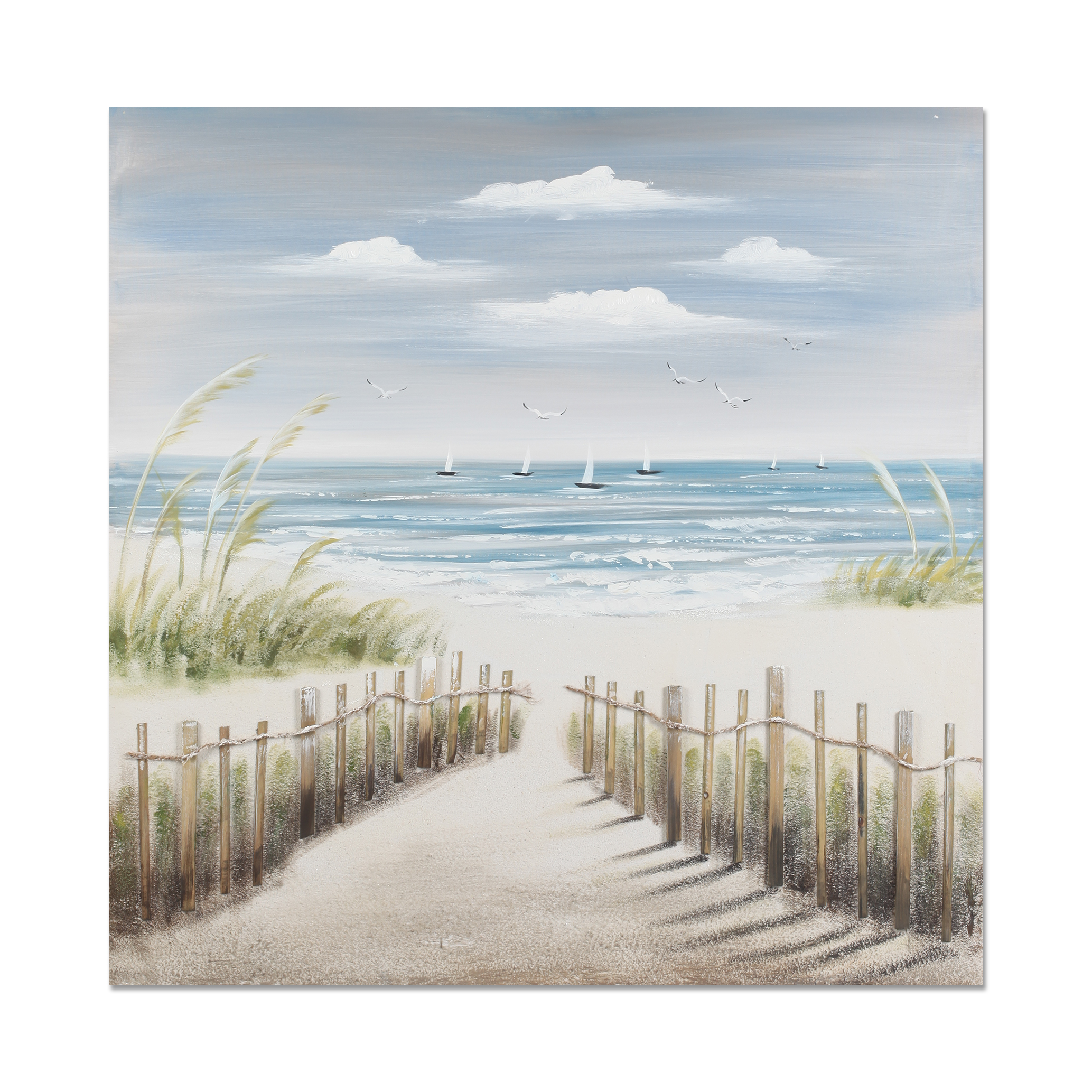 Wholesale personality design seaside wall art for living rooom bedroom wall picture on canvas oil painting
